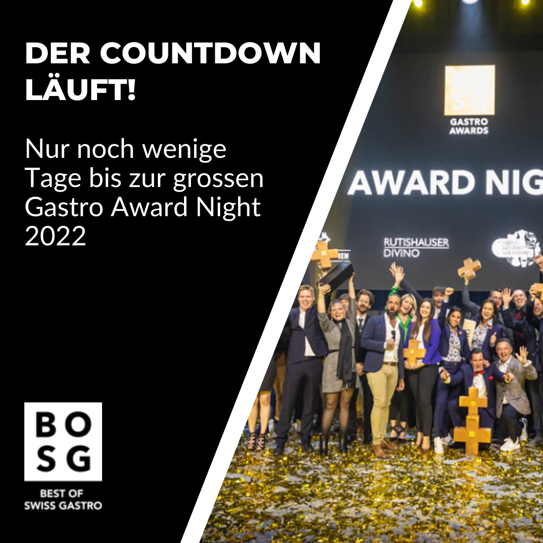 Best of Swiss Gastro Award-Verleihung 2022