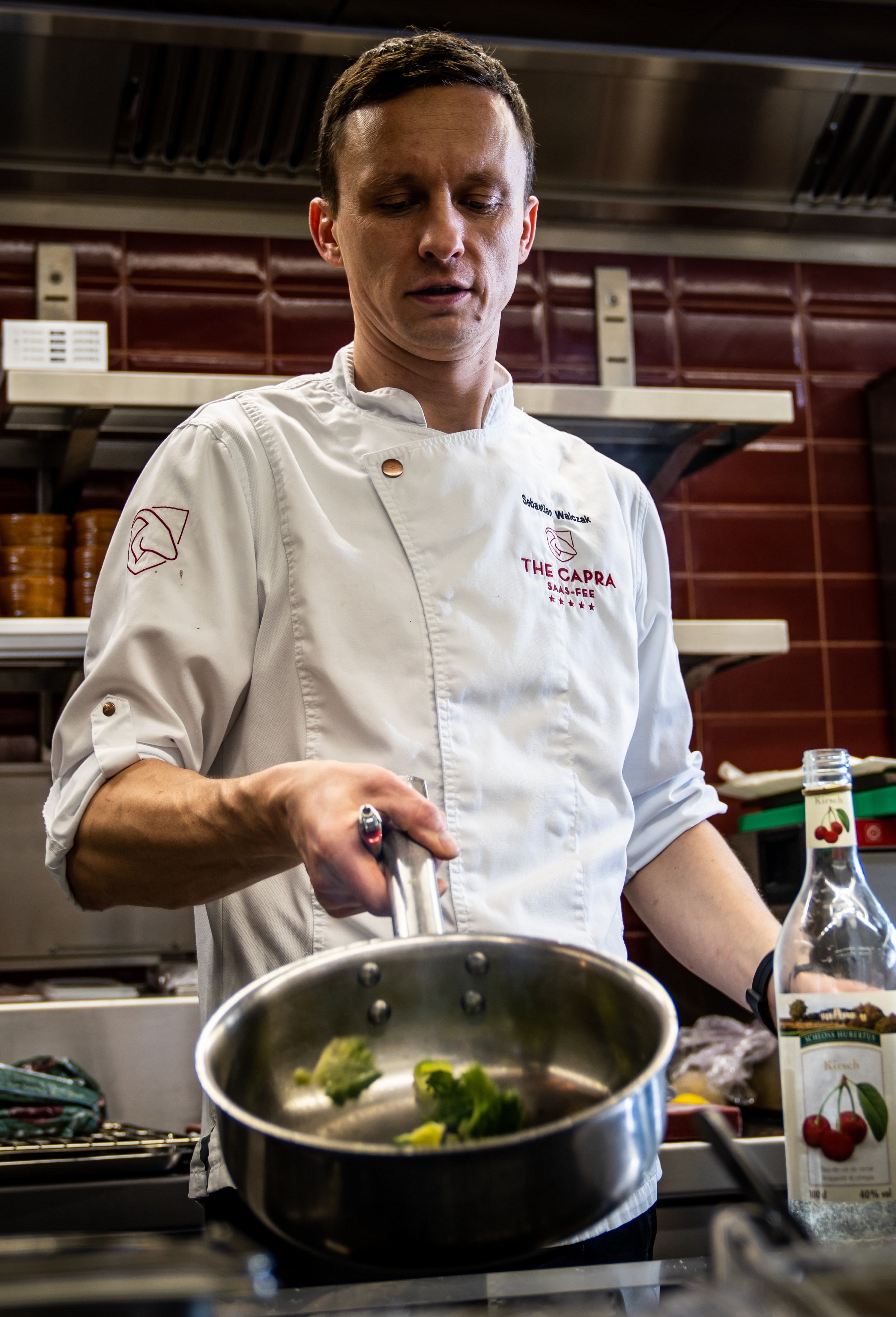 The Capra_Chef Sebastian in the Brasserie Kitchen